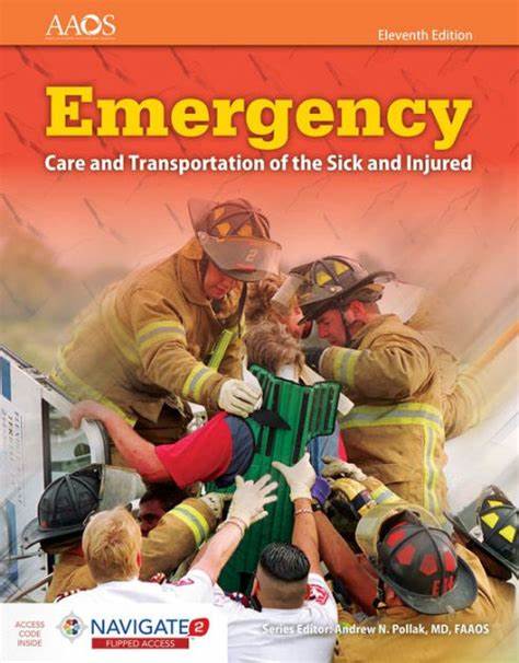 The cover of the JBL text book "Emergency care and transportation of the sick and injured."